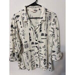 TIANELLO CUPRO CALIGRAPHY AIDA BLOUSE TENCEL medium